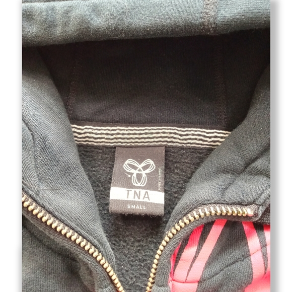 TNA aritzia womens full zip hoodie thick excellent small - Picture 3 of 6